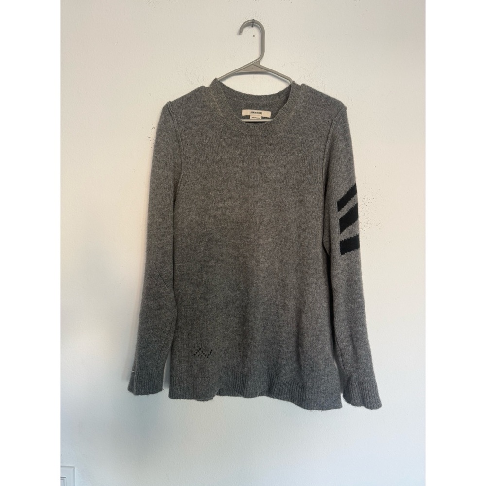 Zadig & Voltaire grey cashmere sweater XS NEW